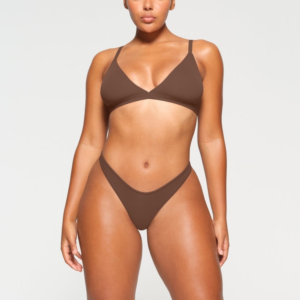 SKIMS- NWT Fits Everybody Triangular Bralette in SOLDOUT Color Oxide Size S